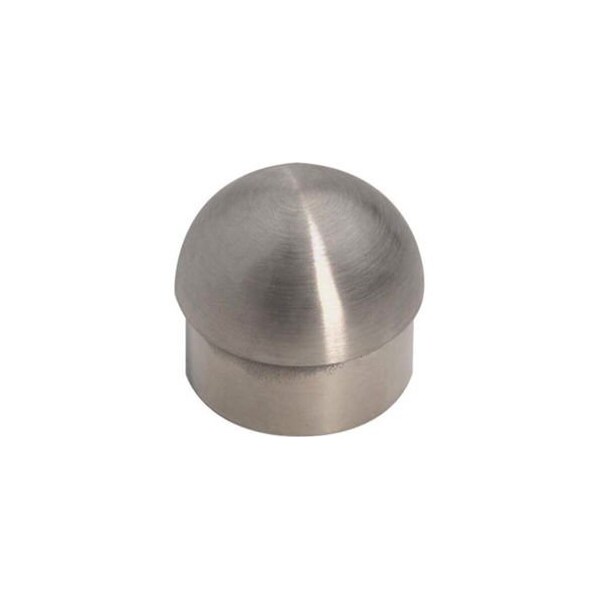 Lavi Industries Lavi Industries, Half Ball End Cap, for 1.5" Tubing, Satin Stainless Steel 44-602/1H - main